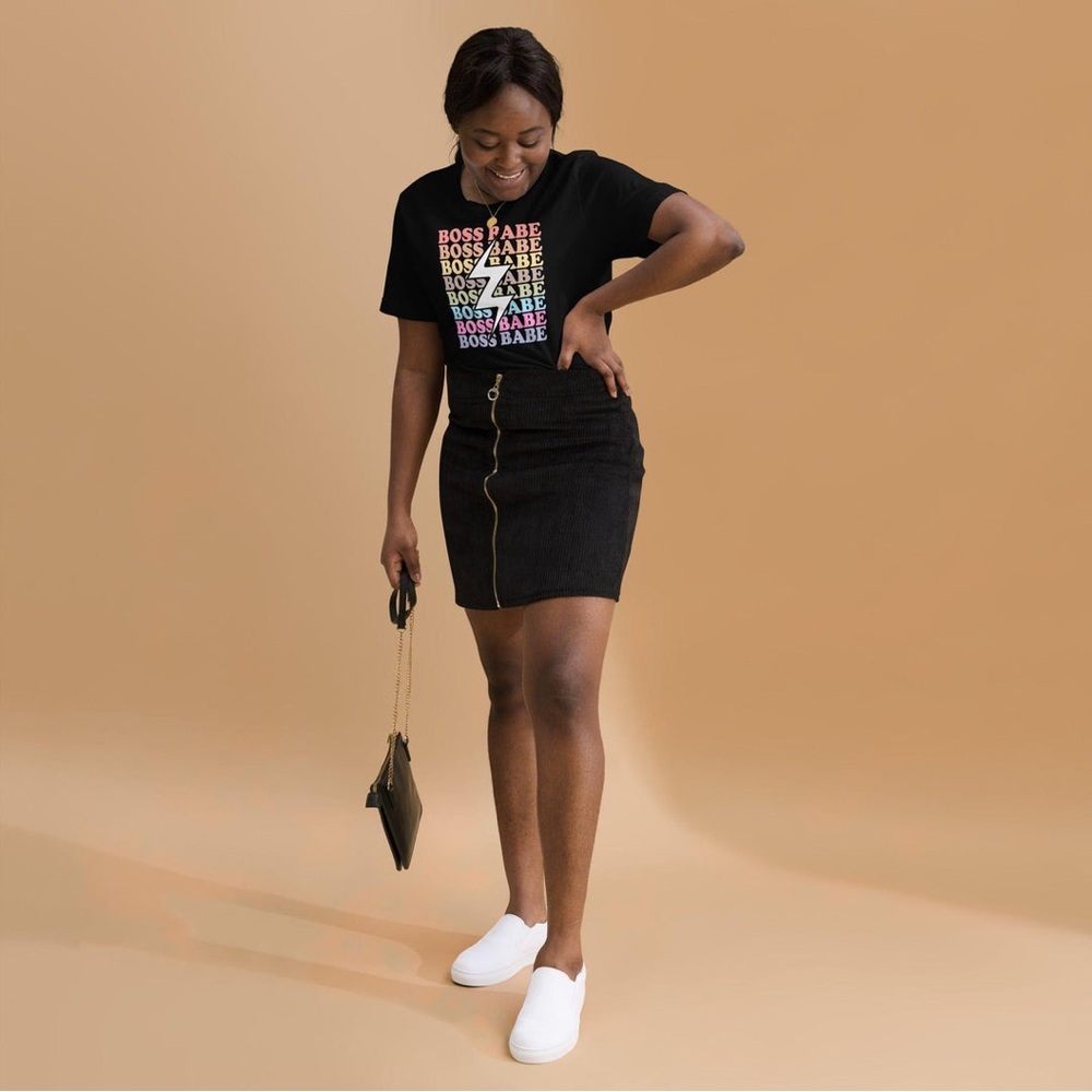 Black Graphic T-Shirt - Boss Babe